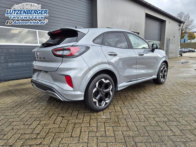 Ford Puma ST-Line X 1.0 EcoBoost Hybrid 125PS Automatik NEUES MODELL 360°Kamera AbstandsTempomat el.Heckklappe Premium Leder (Sensico) B+O-Sound Klimaautomatik Sitzheizung Lenkradheizung Frontscheibe beheizb. Ford-Navi SYNC4 Bluetooth Apple CarPlay Android A 