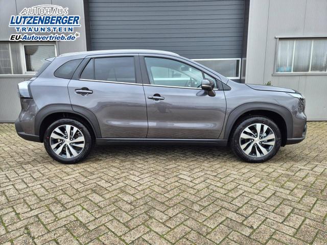 Suzuki S-Cross Comfort+ 129PS MHEV 1.4 Boosterjet Teilleder Navi Klimaautomatik Sitzheizung ACC PDC v+h 4x Kamera Suzuki-Radio Apple CarPlay Android Auto Touchscreen 2xKeyless 17-LM 
