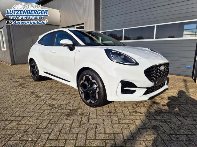 Ford Puma ST-Line X 1.0 EcoBoost Hybrid 125PS Automatik NEUES MODELL 360°Kamera AbstandsTempomat el.Heckklappe Premium Leder (Sensico) B+O-Sound Klimaautomatik Sitzheizung Lenkradheizung Frontscheibe beheizb. Ford-Navi SYNC4 Bluetooth Apple CarPlay Android A 