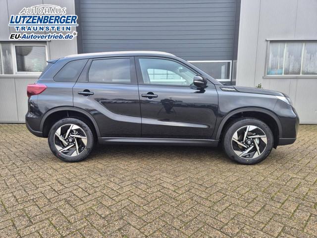 Suzuki Vitara Comfort+ 110PS Automatik MHEV 4x4 ALLGRIP 1.4 Boosterjet Allrad Teilleder Navi Klimaautomatik Sitzheizung ACC PDC v+h Rückf.Kamera Suzuki-Radio Apple CarPlay Android Auto Touchscreen 2xKeyless 17-LM 