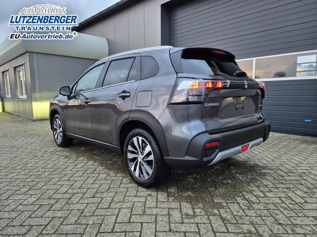 Suzuki S-Cross Comfort+ 110PS Automatik MHEV 4x4 ALLGRIP 1.4 Boosterjet Allrad Teilleder Navi Klimaautomatik Sitzheizung ACC PDC v+h 4x Kamera Suzuki-Radio Apple CarPlay Android Auto Touchscreen 2xKeyless 17-LM 