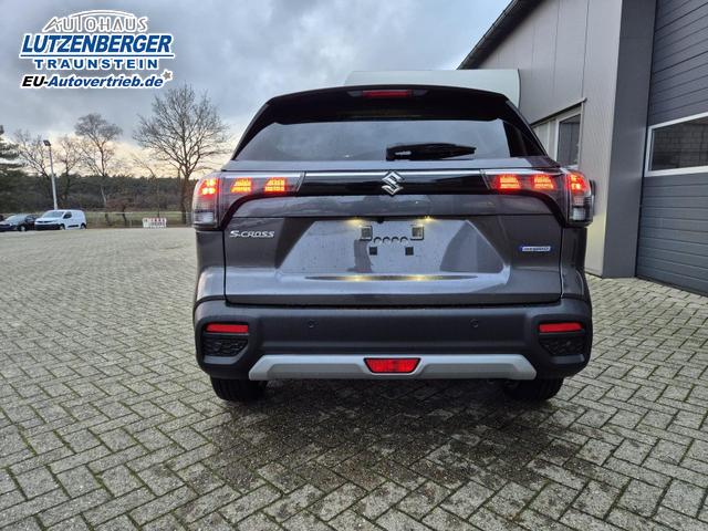 Suzuki S-Cross Comfort+ 110PS Automatik MHEV 4x4 ALLGRIP 1.4 Boosterjet Allrad Teilleder Navi Klimaautomatik Sitzheizung ACC PDC v+h 4x Kamera Suzuki-Radio Apple CarPlay Android Auto Touchscreen 2xKeyless 17-LM 