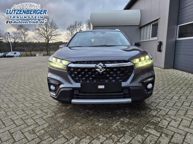 Suzuki S-Cross Comfort+ 110PS Automatik MHEV 4x4 ALLGRIP 1.4 Boosterjet Allrad Teilleder Navi Klimaautomatik Sitzheizung ACC PDC v+h 4x Kamera Suzuki-Radio Apple CarPlay Android Auto Touchscreen 2xKeyless 17-LM 