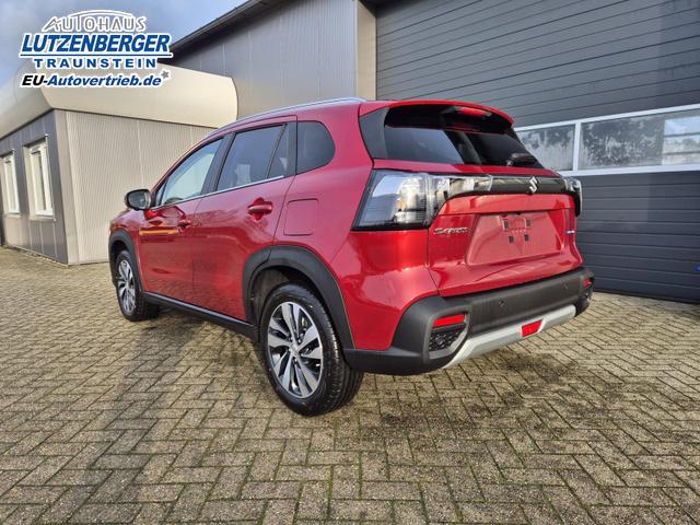 Suzuki S-Cross Comfort+ 110PS Automatik MHEV 4x4 ALLGRIP 1.4 Boosterjet Allrad Teilleder Navi Klimaautomatik Sitzheizung ACC PDC v+h 4x Kamera Suzuki-Radio Apple CarPlay Android Auto Touchscreen 2xKeyless 17-LM 
