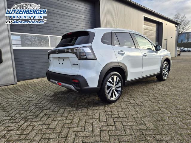 Suzuki S-Cross Comfort+ 110PS Automatik MHEV 4x4 ALLGRIP 1.4 Boosterjet Allrad Teilleder Navi Klimaautomatik Sitzheizung ACC PDC v+h 4x Kamera Suzuki-Radio Apple CarPlay Android Auto Touchscreen 2xKeyless 17-LM 