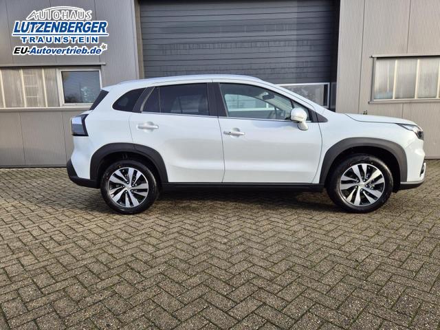 Suzuki S-Cross Comfort+ 110PS Automatik MHEV 4x4 ALLGRIP 1.4 Boosterjet Allrad Teilleder Navi Klimaautomatik Sitzheizung ACC PDC v+h 4x Kamera Suzuki-Radio Apple CarPlay Android Auto Touchscreen 2xKeyless 17-LM 