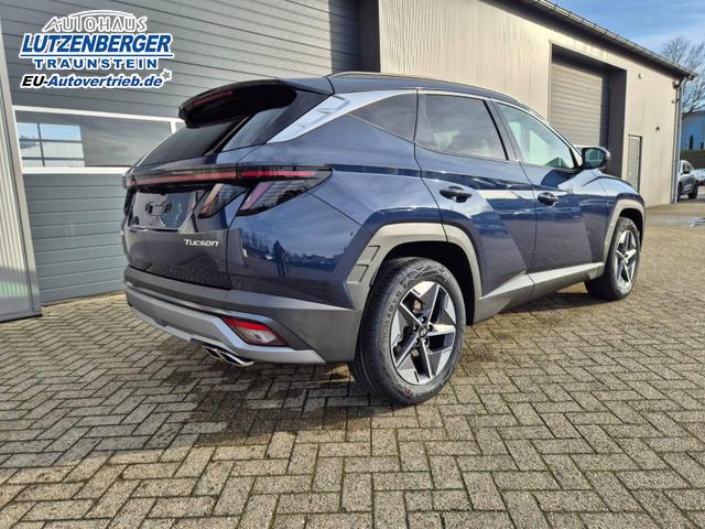 Hyundai TUCSON Trend 1.6 T-GDI 150PS Automatik TZ 2026 Teil-Leder Sitzheizung v+h Lenkradheizung Klimaautomatik Navi Touchscreen DAB+ Apple CarPlay + Android Auto PDC R&uuml;ckf.-Kamera Matrix-LED-Scheinw. 