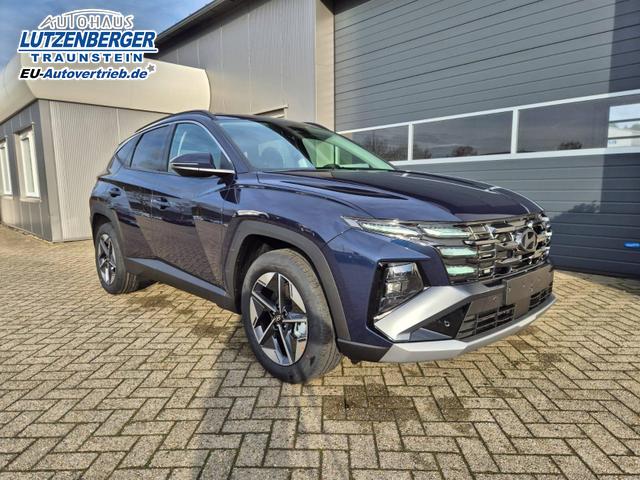 Hyundai TUCSON Trend 1.6 T-GDI 150PS Automatik TZ 2026 Teil-Leder Sitzheizung v+h Lenkradheizung Klimaautomatik Navi Touchscreen DAB+ Apple CarPlay + Android Auto PDC R&uuml;ckf.-Kamera Matrix-LED-Scheinw. 