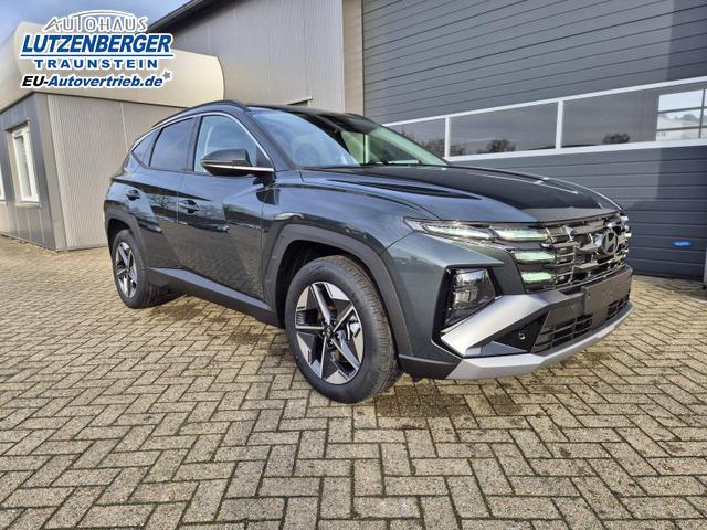 Hyundai TUCSON Trend 1.6 T-GDI 150PS Automatik TZ 2026 Teil-Leder Sitzheizung v+h Lenkradheizung Klimaautomatik Navi Touchscreen DAB+ Apple CarPlay + Android Auto PDC R&uuml;ckf.-Kamera Matrix-LED-Scheinw. 