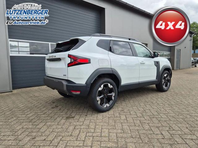 Dacia Duster Extreme 4x4 130PS 1.2 TCe 4x Kamera Lenkradheizung Sitzheizung Klimaautomatik Teil-Leder elektr.Parkbremse Bluetooth Apple Carplay Android Auto PDC v+h 2xKeyless 18-LM Ganzj.Reifen 