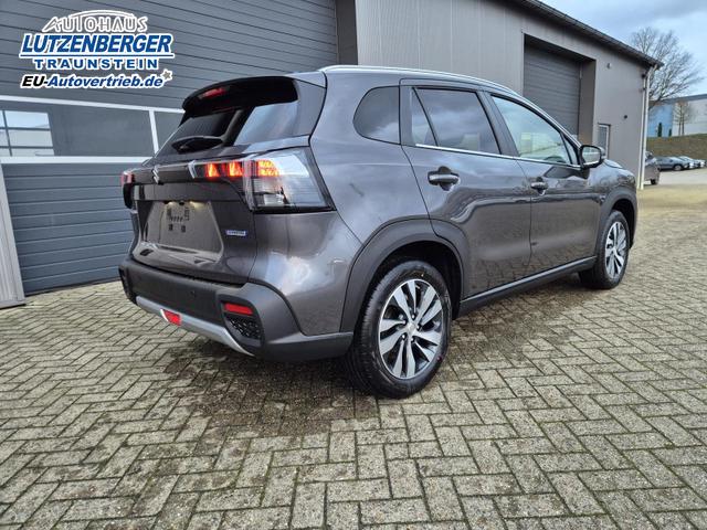 Suzuki S-Cross Comfort+ 110PS Automatik MHEV 4x4 ALLGRIP 1.4 Boosterjet Teilleder Navi Klimaautomatik Sitzheizung ACC PDC v+h 4x Kamera Suzuki-Radio Apple CarPlay Android Auto Touchscreen 2xKeyless 17-LM 