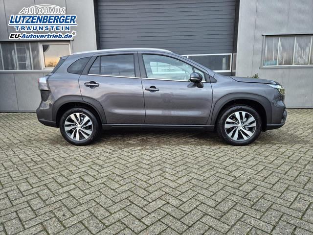 Suzuki S-Cross Comfort+ 110PS Automatik MHEV 4x4 ALLGRIP 1.4 Boosterjet Teilleder Navi Klimaautomatik Sitzheizung ACC PDC v+h 4x Kamera Suzuki-Radio Apple CarPlay Android Auto Touchscreen 2xKeyless 17-LM 