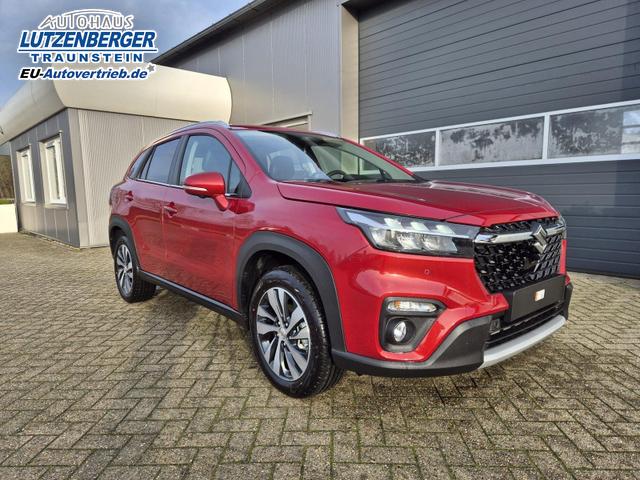 Suzuki S-Cross Comfort+ 110PS Automatik MHEV 4x4 ALLGRIP 1.4 Boosterjet Teilleder Navi Klimaautomatik Sitzheizung ACC PDC v+h 4x Kamera Suzuki-Radio Apple CarPlay Android Auto Touchscreen 2xKeyless 17-LM 