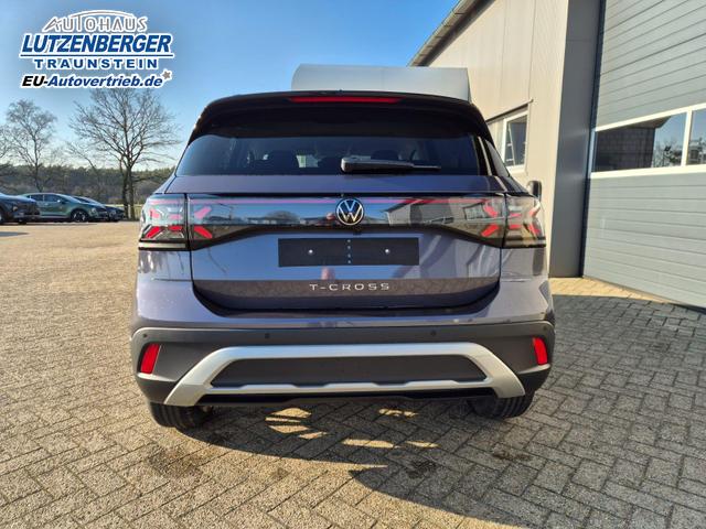 Volkswagen T-Cross 1.0 TSI 116PS DSG Life LED-Matrix-Scheinwerfer ACC Klimaautomatik Sitzheizung PDC v+h 17-LM abged.Scheiben 2xKeyless DAB+ Bluetooth Touchscreen Apple CarPlay Android Auto 