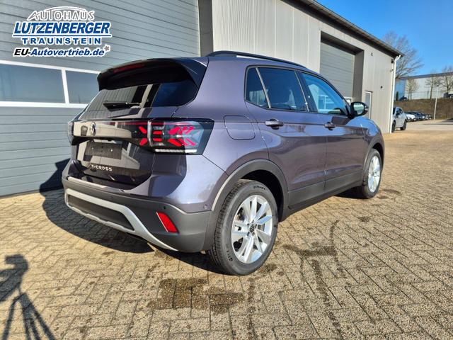 Volkswagen T-Cross 1.0 TSI 116PS DSG Life LED-Matrix-Scheinwerfer ACC Klimaautomatik Sitzheizung PDC v+h 17-LM abged.Scheiben 2xKeyless DAB+ Bluetooth Touchscreen Apple CarPlay Android Auto 
