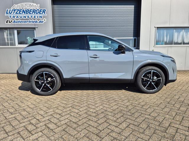 Nissan Qashqai 1.3 DIG-T MHEV 158 PS X-Tronic Tekna Voll-Leder Klimaautomatik PanoGlasdach Sitzheizung Lenkradheizung Navi Head-Up Display elektr. Heckklappe ACC PDC v+h 360&deg;Kamera DAB Bluetooth Touchscreen Apple CarPlay Android Auto 19"LM 