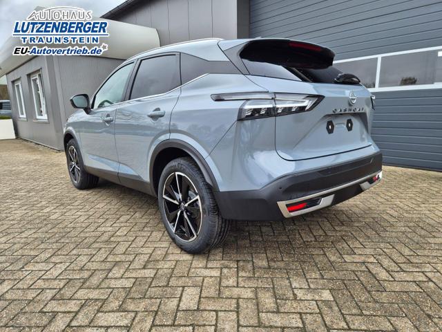Nissan Qashqai 1.3 DIG-T MHEV 158 PS X-Tronic Tekna Voll-Leder Klimaautomatik PanoGlasdach Sitzheizung Lenkradheizung Navi Head-Up Display elektr. Heckklappe ACC PDC v+h 360&deg;Kamera DAB Bluetooth Touchscreen Apple CarPlay Android Auto 19"LM 