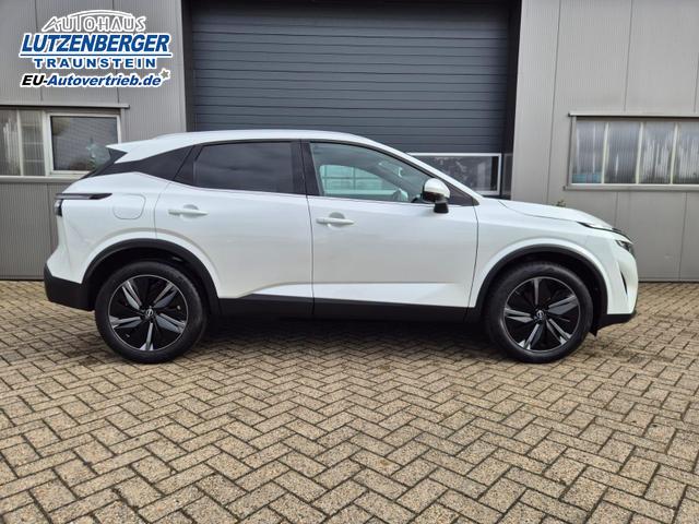 Nissan Qashqai 1.3 DIG-T MHEV 140PS Tekna Voll-Leder Klimaautomatik PanoGlasdach Sitzheizung Lenkradheizung Navi Head-Up Display elektr. Heckklappe ACC PDC v+h 360&deg;Kamera DAB Bluetooth Touchscreen Apple CarPlay Android Auto 19"LM 