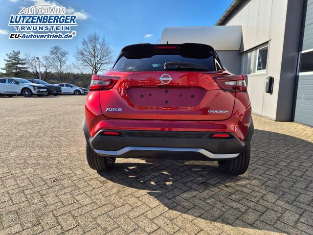Nissan Juke 1.0 DIG-T 114PS N-Design Automatik Teil-Leder Klimaautomatik Sitzheizung Lenkradheizung PDC v+h R&uuml;ckf.Kamera Navi 19"LM Bluetooth Touchscreen Apple CarPlay Android Auto 