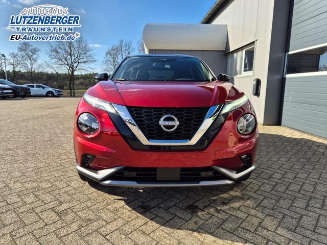 Nissan Juke 1.0 DIG-T 114PS N-Design Automatik Teil-Leder Klimaautomatik Sitzheizung Lenkradheizung PDC v+h R&uuml;ckf.Kamera Navi 19"LM Bluetooth Touchscreen Apple CarPlay Android Auto 
