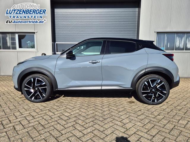 Nissan Juke 1.0 DIG-T 114PS N-Design Automatik Teil-Leder Klimaautomatik Sitzheizung Lenkradheizung PDC v+h R&uuml;ckf.Kamera Navi 19"LM Bluetooth Touchscreen Apple CarPlay Android Auto 