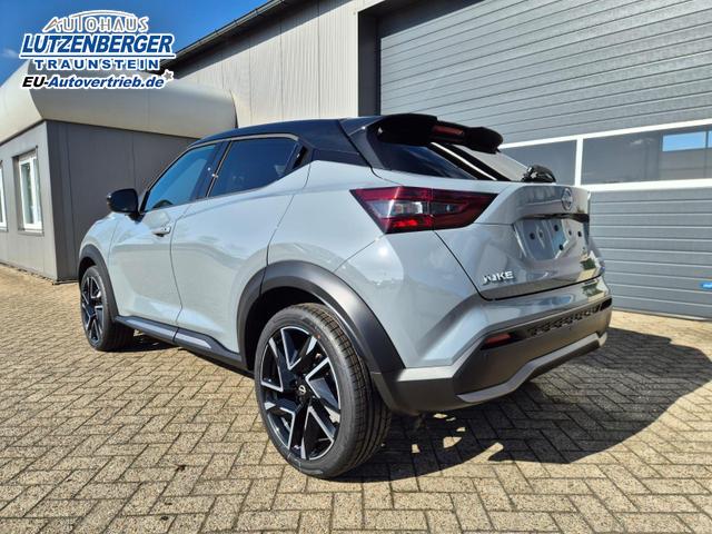 Nissan Juke 1.0 DIG-T 114PS N-Design Automatik Teil-Leder Klimaautomatik Sitzheizung Lenkradheizung PDC v+h R&uuml;ckf.Kamera Navi 19"LM Bluetooth Touchscreen Apple CarPlay Android Auto 