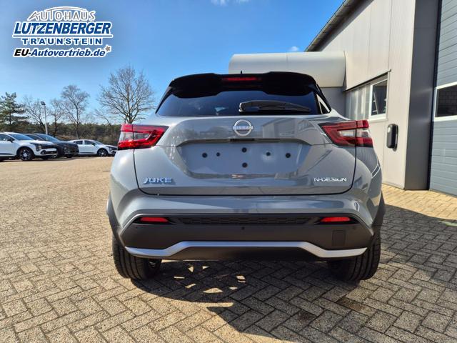 Nissan Juke 1.0 DIG-T 114PS N-Design Automatik Teil-Leder Klimaautomatik Sitzheizung Lenkradheizung PDC v+h R&uuml;ckf.Kamera Navi 19"LM Bluetooth Touchscreen Apple CarPlay Android Auto 