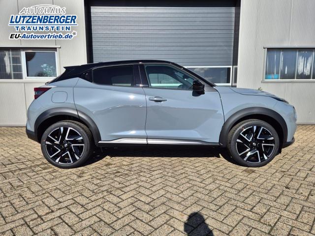 Nissan Juke 1.0 DIG-T 114PS N-Design Automatik Teil-Leder Klimaautomatik Sitzheizung Lenkradheizung PDC v+h R&uuml;ckf.Kamera Navi 19"LM Bluetooth Touchscreen Apple CarPlay Android Auto 