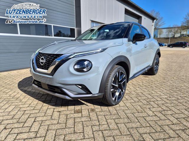 Nissan Juke 1.0 DIG-T 114PS N-Design Automatik Teil-Leder Klimaautomatik Sitzheizung Lenkradheizung PDC v+h R&uuml;ckf.Kamera Navi 19"LM Bluetooth Touchscreen Apple CarPlay Android Auto 