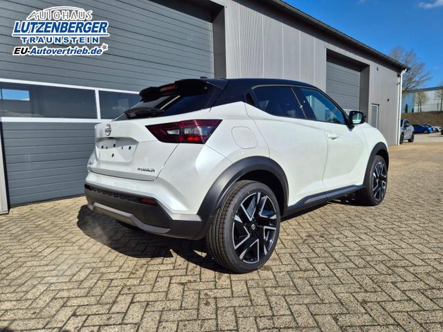 Nissan Juke 1.0 DIG-T 114PS N-Design Automatik Teil-Leder Klimaautomatik Sitzheizung Lenkradheizung PDC v+h R&uuml;ckf.Kamera Navi 19"LM Bluetooth Touchscreen Apple CarPlay Android Auto 