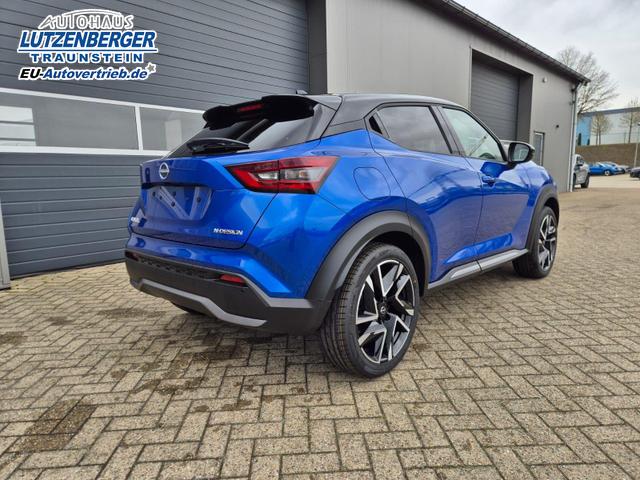 Nissan Juke 1.0 DIG-T 114PS N-Design Automatik Teil-Leder Klimaautomatik Sitzheizung Lenkradheizung PDC v+h R&uuml;ckf.Kamera Navi 19"LM Bluetooth Touchscreen Apple CarPlay Android Auto 