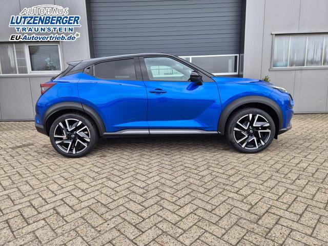 Nissan Juke 1.0 DIG-T 114PS N-Design Automatik Teil-Leder Klimaautomatik Sitzheizung Lenkradheizung PDC v+h R&uuml;ckf.Kamera Navi 19"LM Bluetooth Touchscreen Apple CarPlay Android Auto 