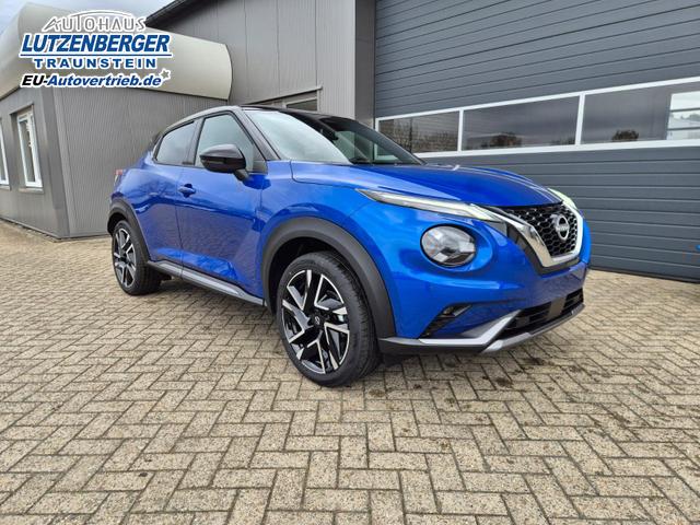 Nissan Juke 1.0 DIG-T 114PS N-Design Automatik Teil-Leder Klimaautomatik Sitzheizung Lenkradheizung PDC v+h R&uuml;ckf.Kamera Navi 19"LM Bluetooth Touchscreen Apple CarPlay Android Auto 