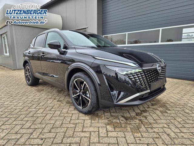 Nissan Qashqai 1.3 DIG-T MHEV 158 PS X-Tronic Tekna Voll-Leder Klimaautomatik PanoGlasdach Sitzheizung Lenkradheizung Navi Head-Up Display elektr. Heckklappe ACC PDC v+h 360&deg;Kamera DAB Bluetooth Touchscreen Apple CarPlay Android Auto 19"LM 