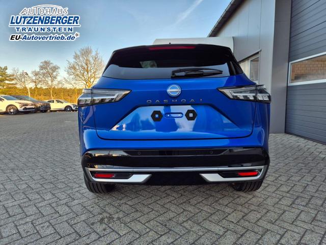 Nissan Qashqai 1.3 DIG-T MHEV 158 PS X-Tronic Tekna Premium Paket 20"LM Teil-Leder PanoGlasdach Klimaautomatik Sitzheizung Lenkradheizung Navi Head-Up Display elektr. Heckklappe ACC PDC v+h 360&deg;Kamera DAB Bluetooth Touchscreen Apple CarPlay Android Auto 