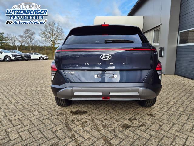 Hyundai KONA Trend 1.6 T-GDI 150PS Automatik Voll-LED-Scheinw. Sitzheizung Lenkradheizung ACC Klimaautomatik Navi Touchscreen DAB+ Apple CarPlay + Android Auto PDC v+h R&uuml;ckf.Kamera 2xKeyless 17-LM 