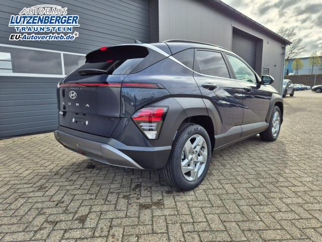 Hyundai KONA Trend 1.6 T-GDI 150PS Automatik Voll-LED-Scheinw. Sitzheizung Lenkradheizung ACC Klimaautomatik Navi Touchscreen DAB+ Apple CarPlay + Android Auto PDC v+h R&uuml;ckf.Kamera 2xKeyless 17-LM 