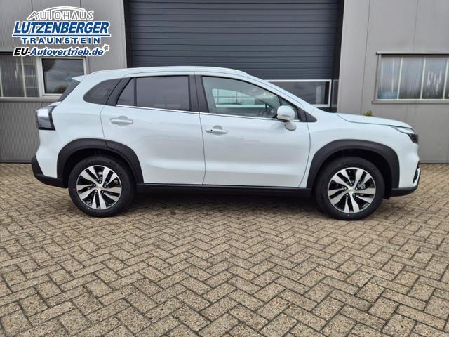 Suzuki S-Cross Comfort+ 110PS Automatik MHEV 1.4 Boosterjet Teilleder Navi Klimaautomatik Sitzheizung ACC PDC v+h 4x Kamera Suzuki-Radio Apple CarPlay Android Auto Touchscreen 2xKeyless 17-LM 