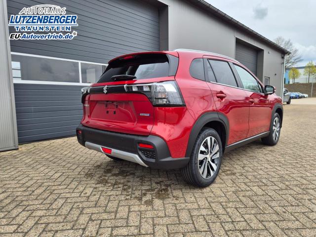 Suzuki S-Cross Comfort+ 110PS Automatik MHEV 1.4 Boosterjet Teilleder Navi Klimaautomatik Sitzheizung ACC PDC v+h 4x Kamera Suzuki-Radio Apple CarPlay Android Auto Touchscreen 2xKeyless 17-LM 