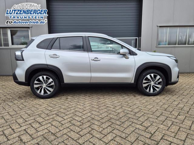 Suzuki S-Cross Comfort+ 110PS MHEV 4x4 ALLGRIP 1.4 Boosterjet Teilleder Navi Klimaautomatik Sitzheizung ACC PDC v+h 4x Kamera Suzuki-Radio Apple CarPlay Android Auto Touchscreen 2xKeyless 17-LM 