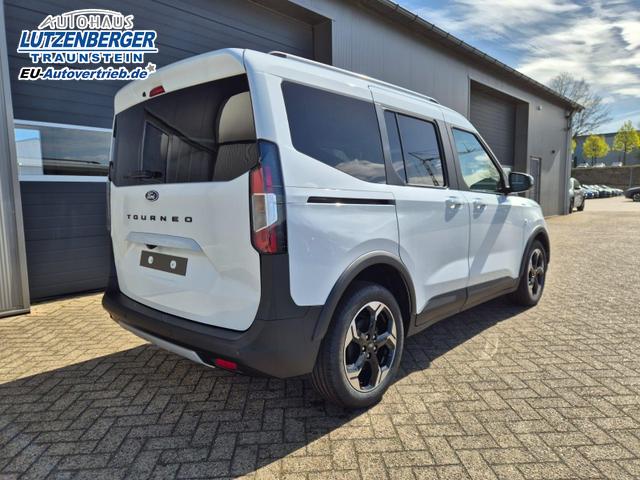Ford Tourneo Courier 1.0 EcoBoost 125PS Active Teil-Leder Sitzheizung Lenkradheizung Klimaautomatik PDC v+h R&uuml;ckf.-Kamera ACC TWA Frontscheibe beheizb. Ford-Navi SYNC4 Apple CarPlay + Android Auto 