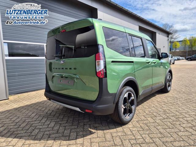 Ford Tourneo Courier 1.0 EcoBoost 125PS Active Teil-Leder Sitzheizung Lenkradheizung Klimaautomatik PDC v+h R&uuml;ckf.-Kamera ACC TWA Frontscheibe beheizb. Ford-Navi SYNC4 Apple CarPlay + Android Auto 