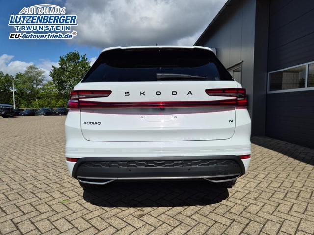 Skoda Kodiaq Sportline 1.5 TSI 204PS PHEV DSG schwenkb. AHK elektr. PanoDach HUD Alcantara PDC v+h 360&deg;Kamera CANTON Sound Klimaautomatik Sitzheizung Lenkradheizung Navi Apple CarPlay Android Auto 2xKeyless 19"LM vollelektr. Reichweite 116KM 