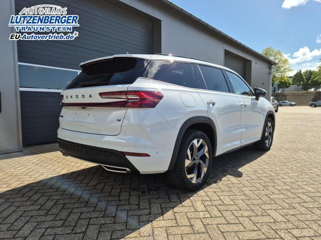 Skoda Kodiaq Sportline 1.5 TSI 204PS PHEV DSG schwenkb. AHK elektr. PanoDach HUD Alcantara PDC v+h 360&deg;Kamera CANTON Sound Klimaautomatik Sitzheizung Lenkradheizung Navi Apple CarPlay Android Auto 2xKeyless 19"LM vollelektr. Reichweite 116KM 
