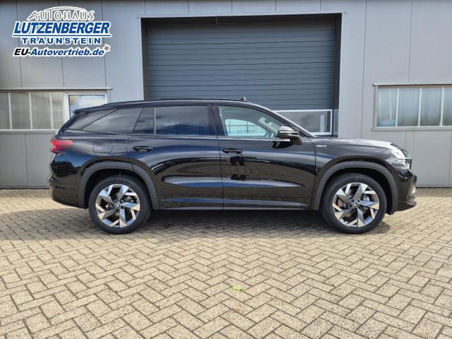 Skoda Kodiaq Sportline 1.5 TSI 204PS PHEV DSG schwenkb. AHK elektr. PanoDach HUD Alcantara PDC v+h 360&deg;Kamera CANTON Sound Klimaautomatik Sitzheizung Lenkradheizung Navi Apple CarPlay Android Auto 2xKeyless 19"LM vollelektr. Reichweite 116KM 
