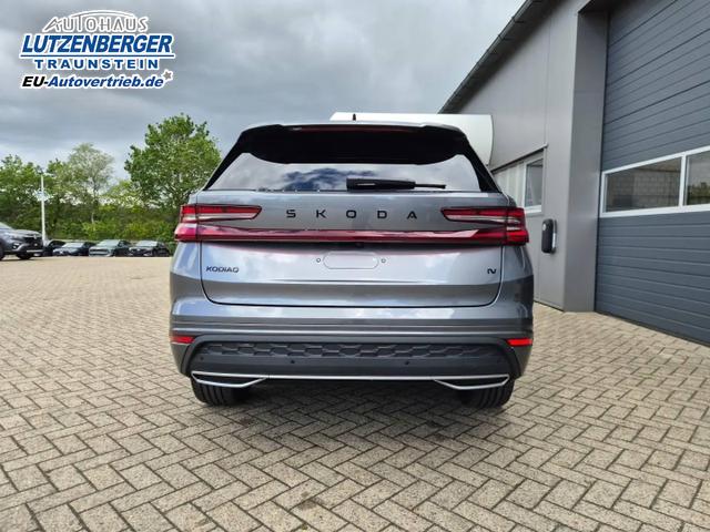Skoda Kodiaq Sportline 1.5 TSI 204PS PHEV DSG schwenkb. AHK elektr. PanoDach HUD Alcantara PDC v+h 360&deg;Kamera CANTON Sound Klimaautomatik Sitzheizung Lenkradheizung Navi Apple CarPlay Android Auto 2xKeyless 19"LM vollelektr. Reichweite 116KM 