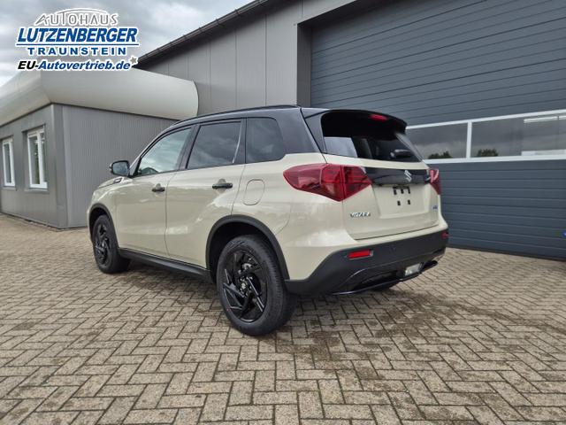 Suzuki Vitara Comfort+ 110PS Automatik MHEV 4x4 ALLGRIP 1.4 Boosterjet Black Edition Panodach Teilleder Navi Klimaautomatik Sitzheizung ACC PDC v+h R&uuml;ckf.Kamera Suzuki-Radio Apple CarPlay Android Auto Touchscreen 2xKeyless 17-LM 