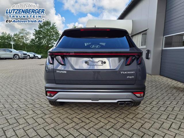 Hyundai TUCSON Trend 1.6 T-GDI 288PS Automatik PHEV Krell-Sound Teill-Leder elektr. Heckklappe ACC Klimaautomatik Sitzheizung Lenkrandheizung Navi PDC v+h R&uuml;ckf.Kamera Apple CarPlay + Android Auto 2xKeyless 19-LM vollelektr. Reichweite 68KM 