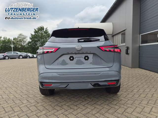 Nissan Qashqai 1.3 DIG-T MHEV 158 PS X-Tronic N-Design Head-Up Display Teil-Leder Klimaautomatik Sitzheizung Lenkradheizung Navi elektr. Heckklappe ACC PDC v+h 360&deg;Kamera DAB Bluetooth Touchscreen Apple CarPlay Android Auto 19"Zoll 