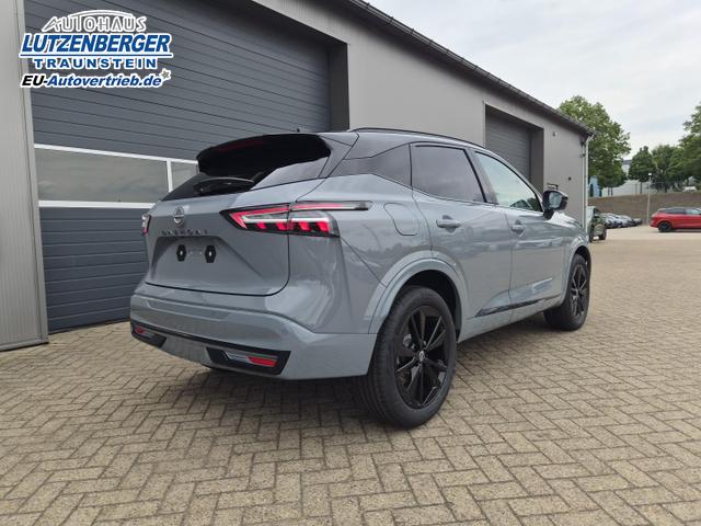 Nissan Qashqai 1.3 DIG-T MHEV 158 PS X-Tronic N-Design Head-Up Display Teil-Leder Klimaautomatik Sitzheizung Lenkradheizung Navi elektr. Heckklappe ACC PDC v+h 360&deg;Kamera DAB Bluetooth Touchscreen Apple CarPlay Android Auto 19"Zoll 